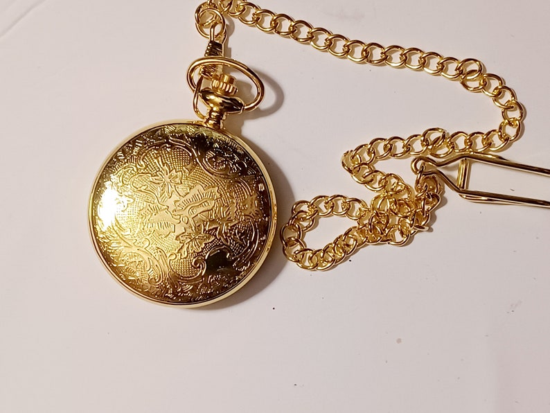 Vintage Gold Pocket Watch Etsy