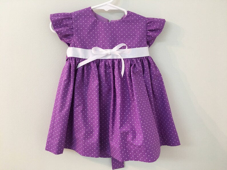baby girl mauve dress