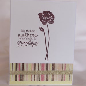Tarjeta casera del día de la madre - para la abuela