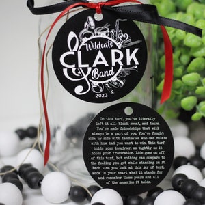 Jar of Dirt Marching BAND Personalized Metal Tag, Motivational Memory Sentimental Quote Sign Senior Gift, High School Band Gifts, Graduation