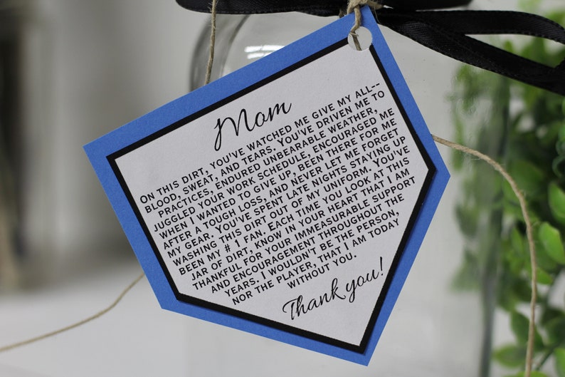 Personalized Jar of Dirt PARENT Team Printable Editable Download Custom Template Memory Sentimental Quote Sign Senior Night Gift for Mom Dad image 2