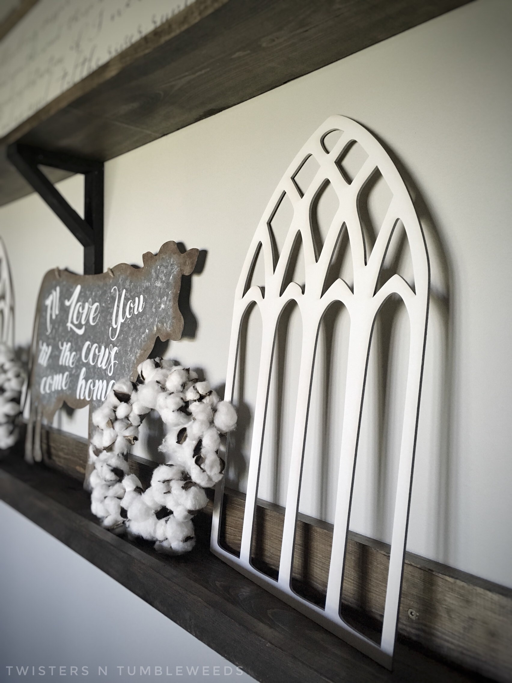 Cathedral Window Inspired Wood Cutout Wall Decor 3D Wall Etsy