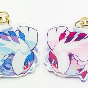 Lugia - Clear Acrylic Charm