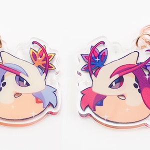Milotic - Clear Acrylic Charm