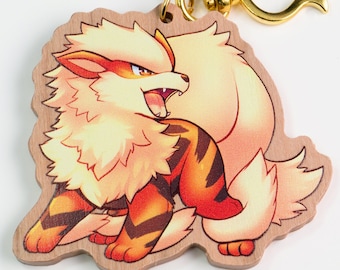 Arcanine - Wood Charm