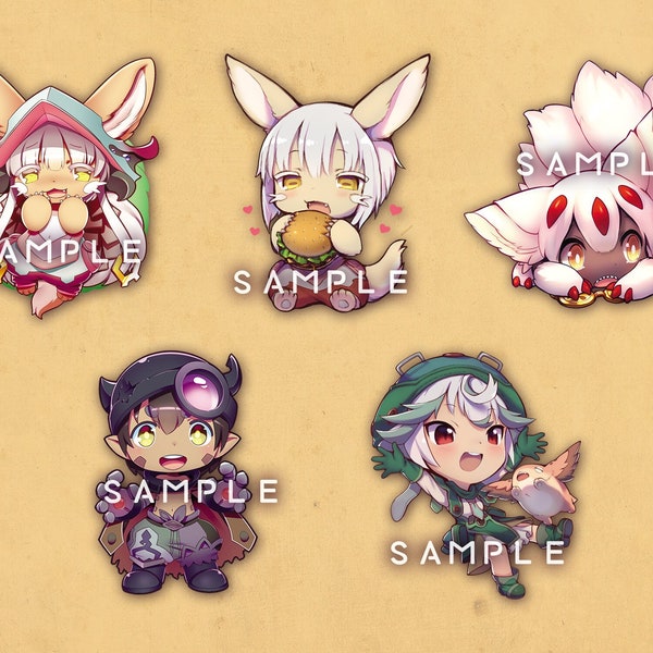 Made in Abyss - Clear Acrylic Charms