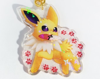 Jolteon - Charm acrílico holográfico [Edición limitada]