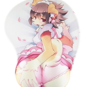 Dog Maid - 3D Butt Mouse Pad