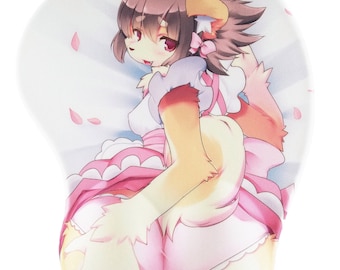 Dog Maid - 3D Butt Mouse Pad