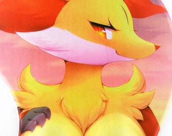 Delphox - Tappetino per mouse 3D Oppai