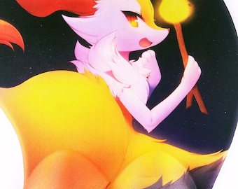 Braixen - 3D Butt Mouse Pad