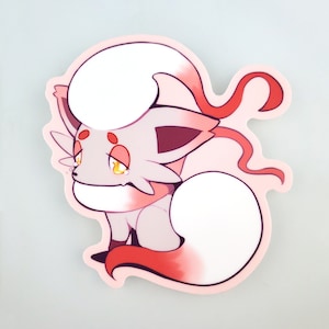 Pegatina de vinilo Sad Zorua