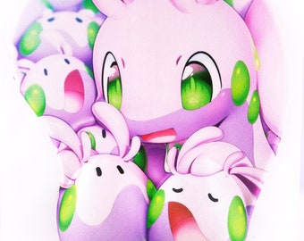 Goodra & Goomies - Tappetino per mouse 3D