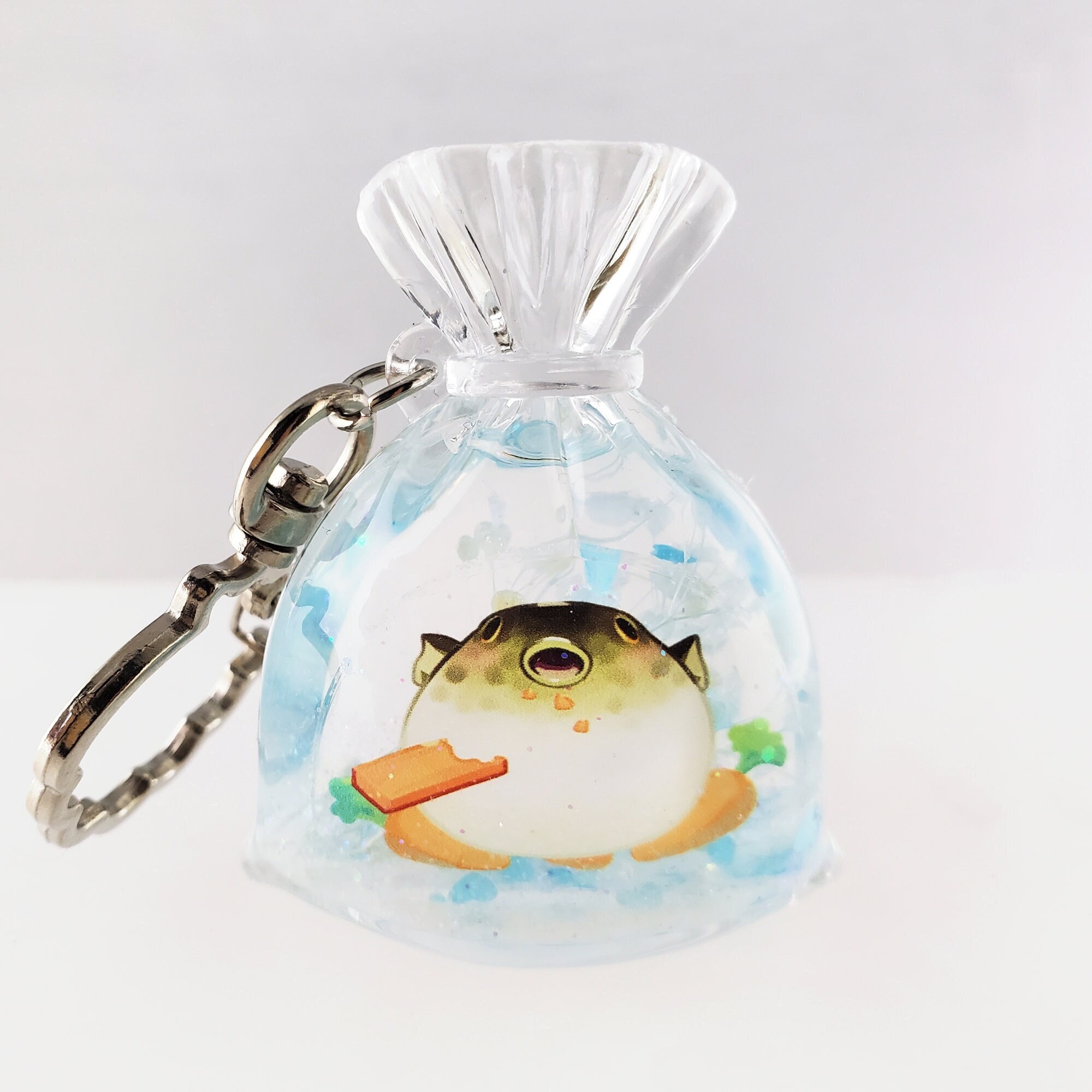 Puffer Fish Keychain Etsy Singapore
