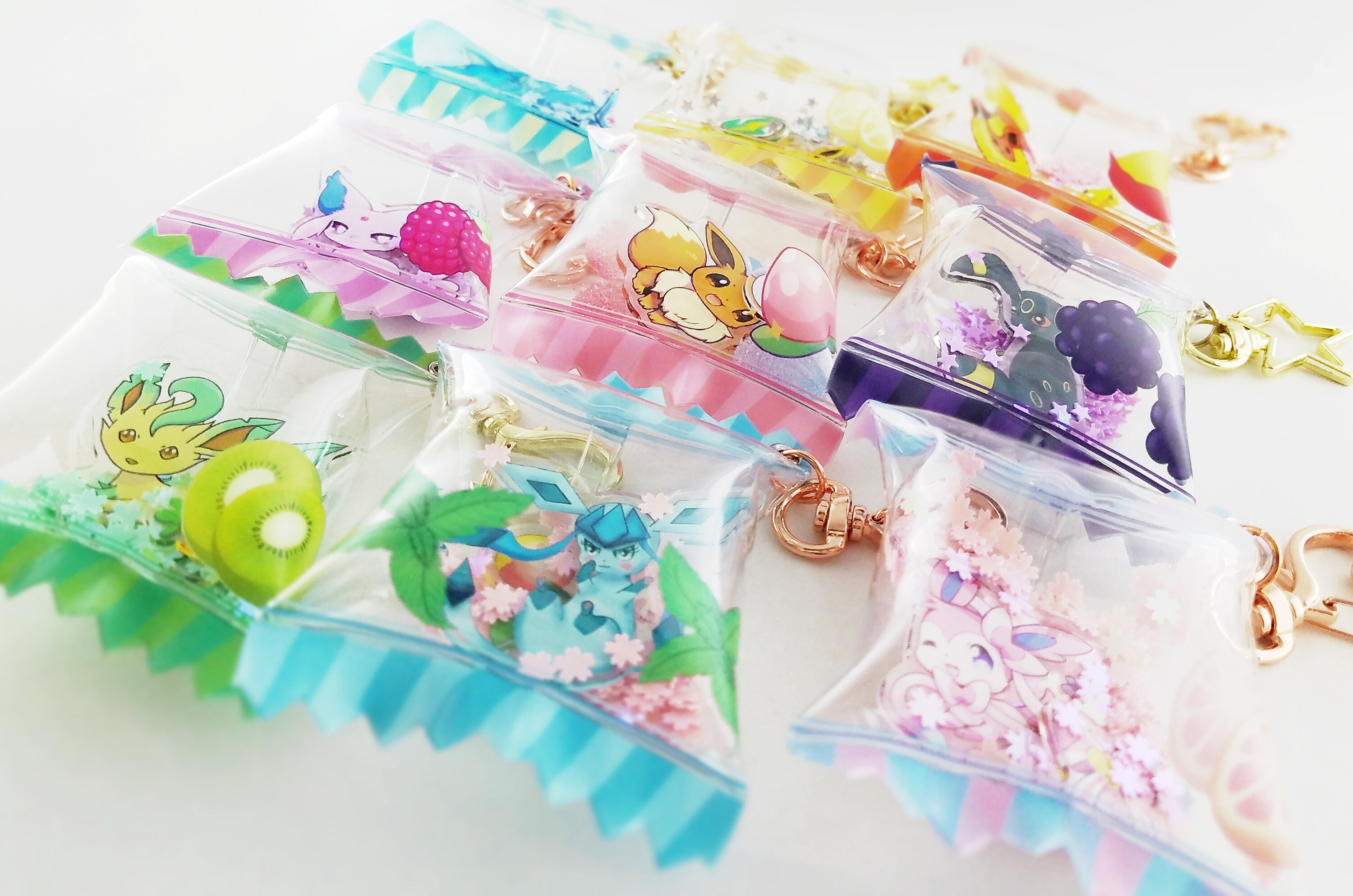 Eeveelutions Candy Bag Charms Etsy
