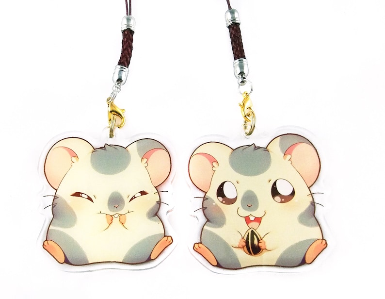 Hamtaro Clear Acrylic Charms image 4