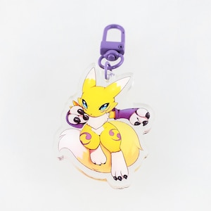 Renamon - Klarer Acrylanhänger