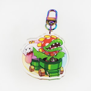 Mario Kart - Clear Acrylic Charm