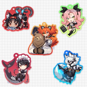 Zenless Zone Zero - Clear Acrylic Charms