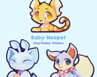 Baby Neopet Peekers - Vinyl Sticker