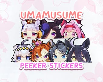 Horse Girls - Vinyl Peeker Stickers
