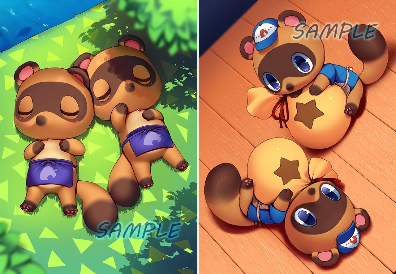 Nooklings Mini Dakimakura Cover - Etsy Israel