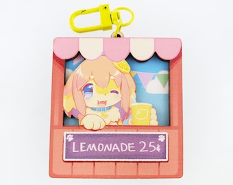 Meringue&#39;s Lemonade Stand - 3D Wood Charm