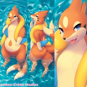 Floatzel - Dakimakura Cover