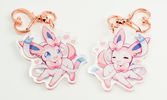 イーブイ進化形 - クリアアクリルチャーム - Etsy 日本