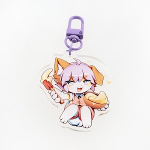 Yam - Clear Acrylic Charm