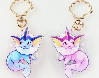 イーブイ進化形 - クリアアクリルチャーム - Etsy 日本