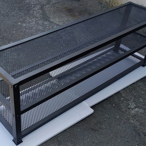 Industrial Shoe Rack Shoe Storage Shoe Organiser Hallway Entryway Shelf Stand Home Unit Handmade Industrial Steel