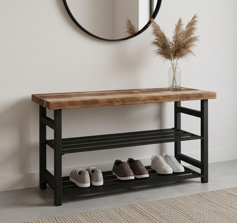 meuble d'entrée industriel