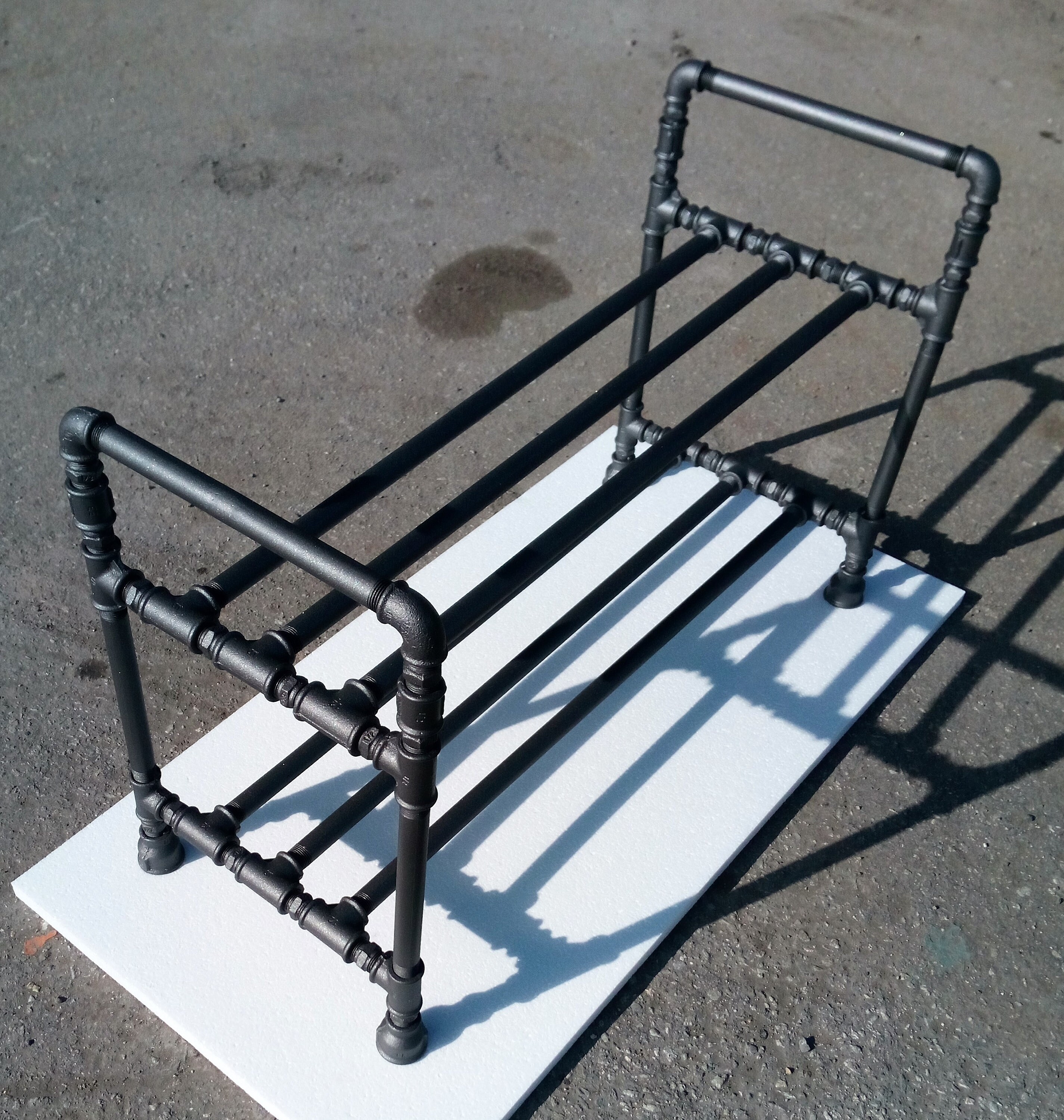 Industrial Shoe Rack Pipe Plumbing Shelf Shoe Storage Shoe Etsy Ireland