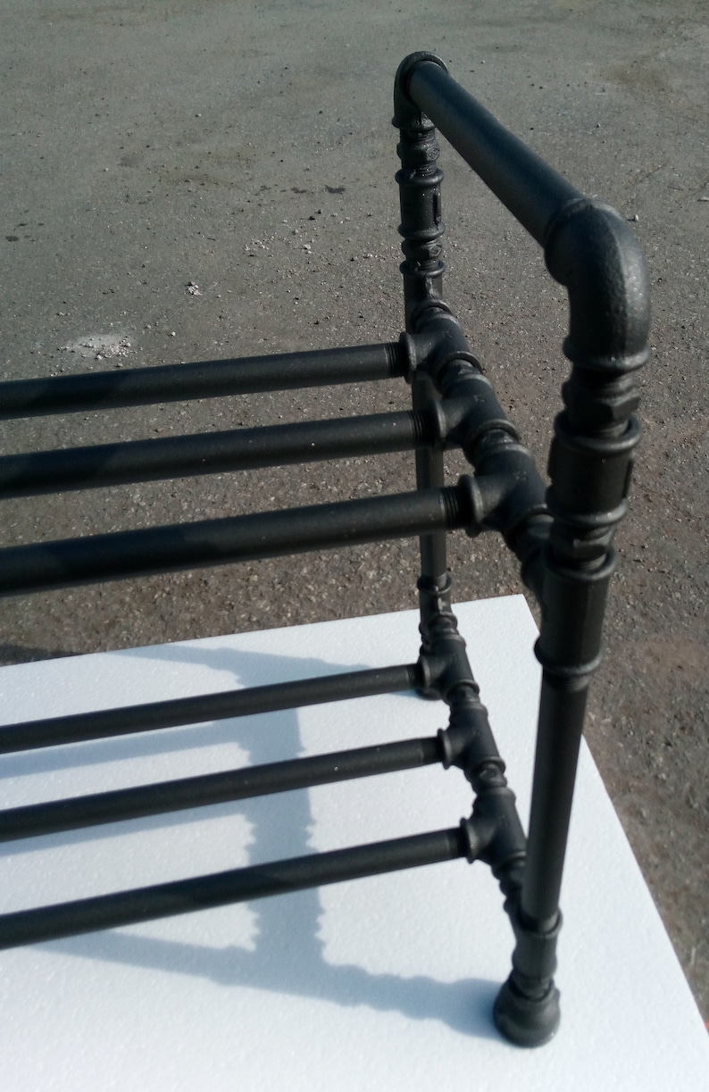 Industrial Shoe Rack Pipe Plumbing Shelf Shoe Storage Shoe Etsy