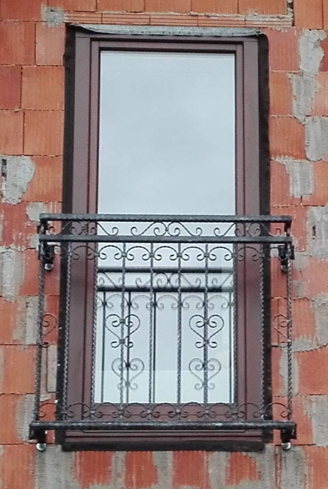 Vintage Wrought Iron French Balcony Railing Unit Balustrades - Etsy