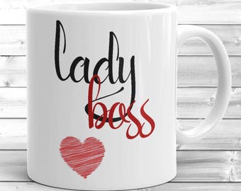 Lady Boss Gift ~ Girl Boss Mug ~ Gift For Boss Babe ~ Inspirational Mug ~ Boss Lady Mug ~ Boss Mug ~ It Works Mug ~ Boss Babe ~ New Job Gift