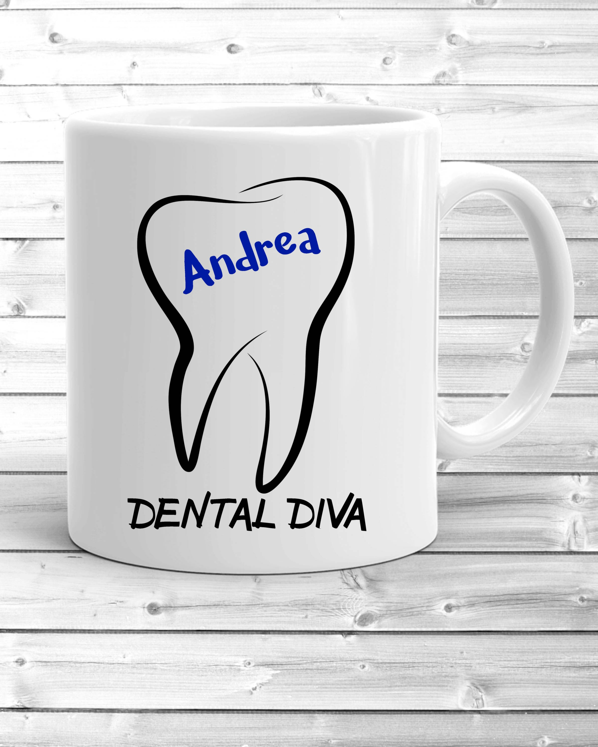 Dental Diva Mug Dental Hygienist Gift Dental Gift Dental Etsy