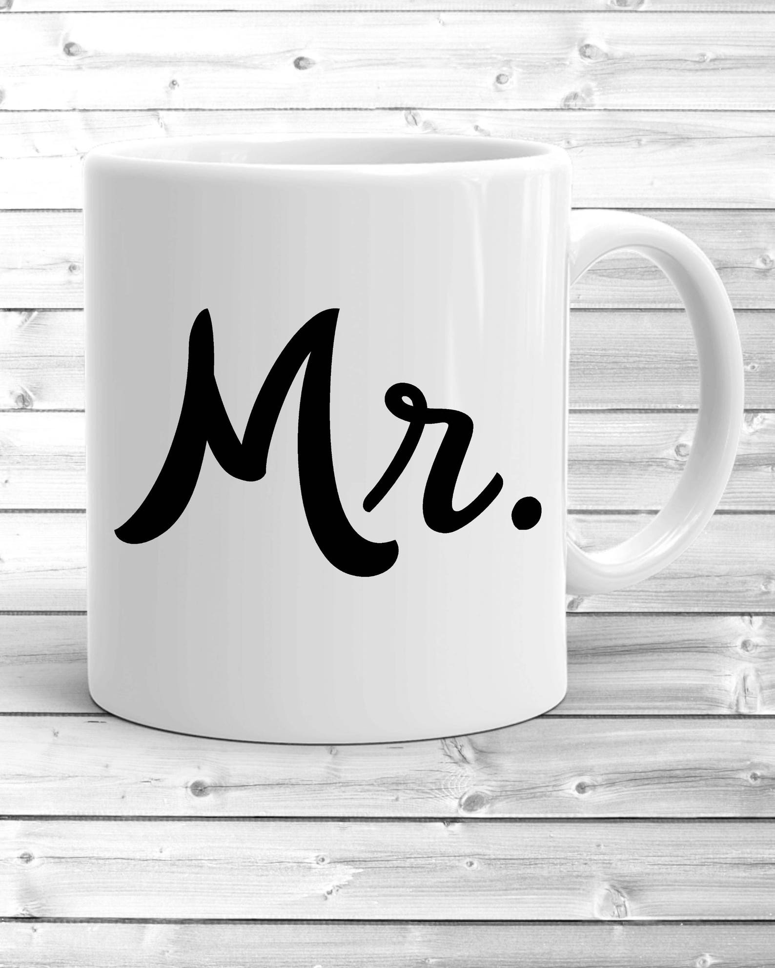 Mr and Mrs Mugs Wedding Coffee Mugs Gift for Newlyweds Engaged Mug