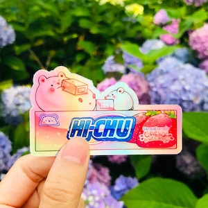 Holographic Hi-Chew sticker | Cute snack sticker | Cute vinyl sticker | Cute laptop decal
