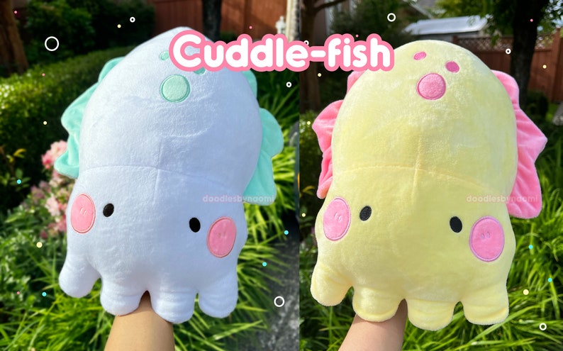 Cuttlefish Plush Cuttlefish Plush Toy Octopus Plush image 1