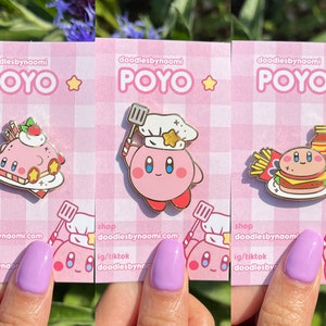 Poyo bakery enamel pins | Japanese Anime enamel pins | Gamer enamel pins | Cute enamel pins