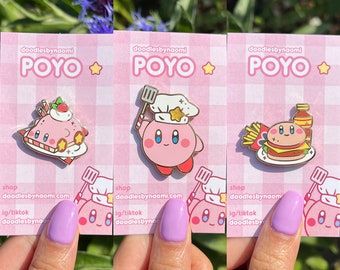 Poyo bakery enamel pins | Japanese Anime enamel pins | Gamer enamel pins | Cute enamel pins