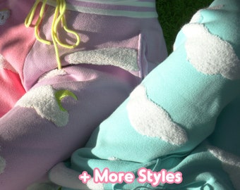 Sweater weather sweatpants | Cloud sweatpants | Cute sweatpants | Kawaii apparel (Please read description)