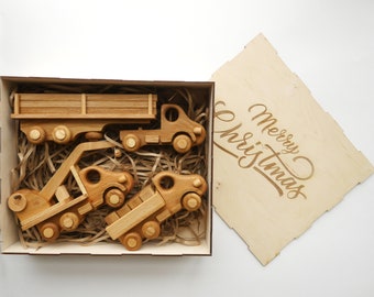 metal toy log trucks