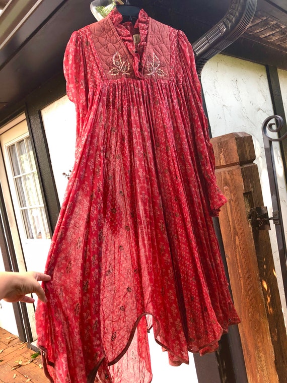 boho gauze dress