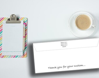 10 Personalised Envelopes