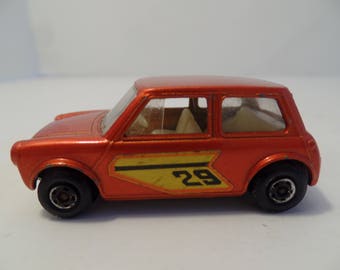 1970 Racing Mini No.29 SUPERFAST  LESNEY Matchbox Diecast