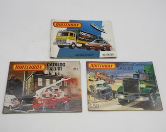 1979 1980 1981 1982 Catalogs  - MATCHBOX Diecast Lesney Superfast Vintage  1979/80 1980/81 1982/83