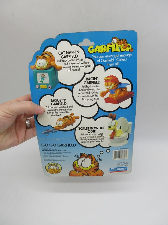 1991 GARFIELD Chasing Mouse - Mousin' - Playmates - Action
